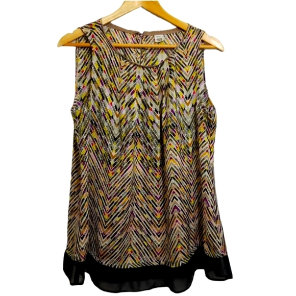 Jockey Multicolor Sleeveless Medium Top - Picture 1 of 8
